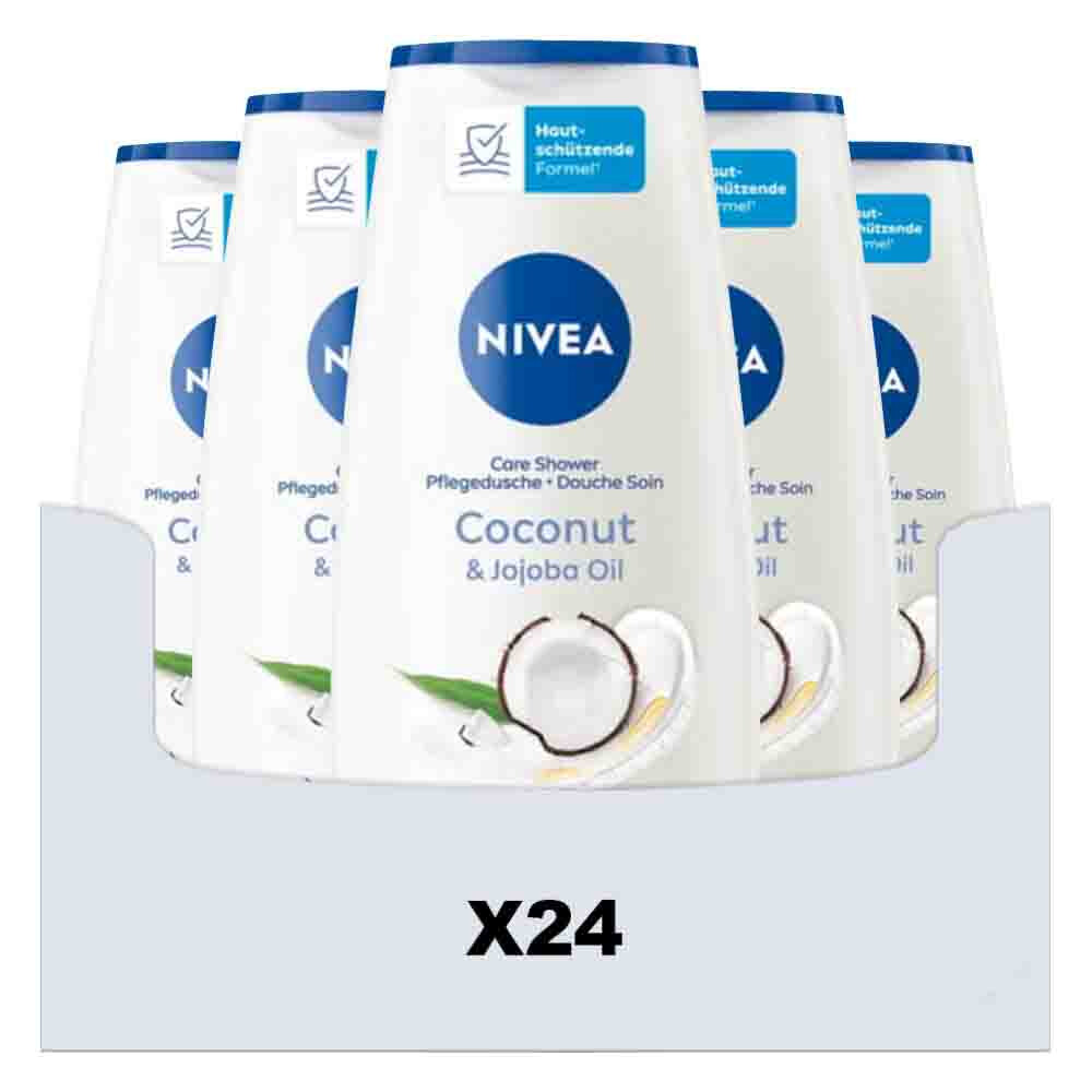24x NIVEA Douchegel Coconut & Jojoba Oil 250 ml