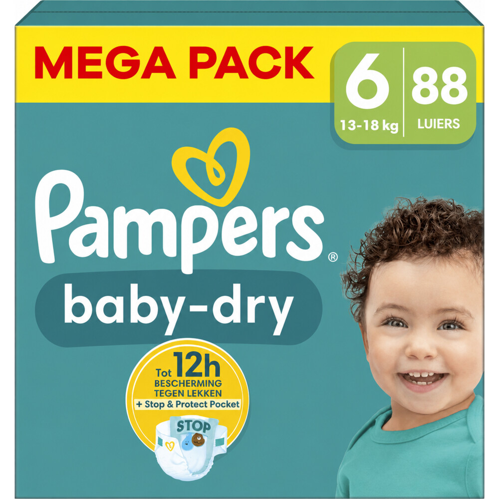 4x Pampers Baby Dry Luiers Maat 5 (11-16 kg) 26 stuks