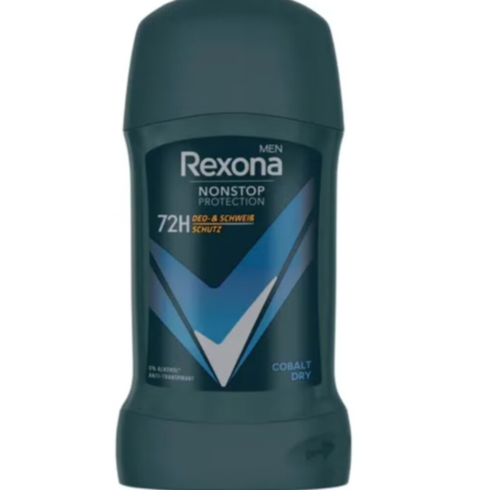 Rexona Deodorant Stick For Men Non Stop Protection Cobalt Dry 72H 50 ml
