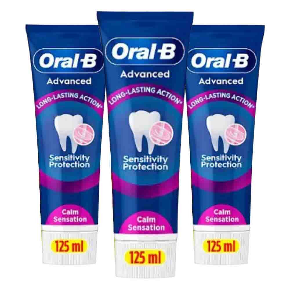 3x Oral-B Tandpasta Advanced Sensitivity Protection 125 ml