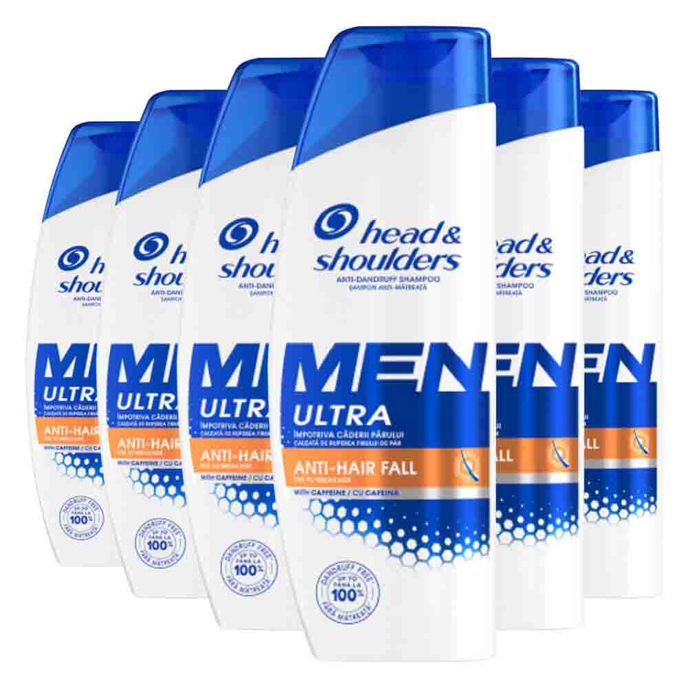 6x Head & Shoulders Shampoo For Men Anti-Hair Fall 250 ml