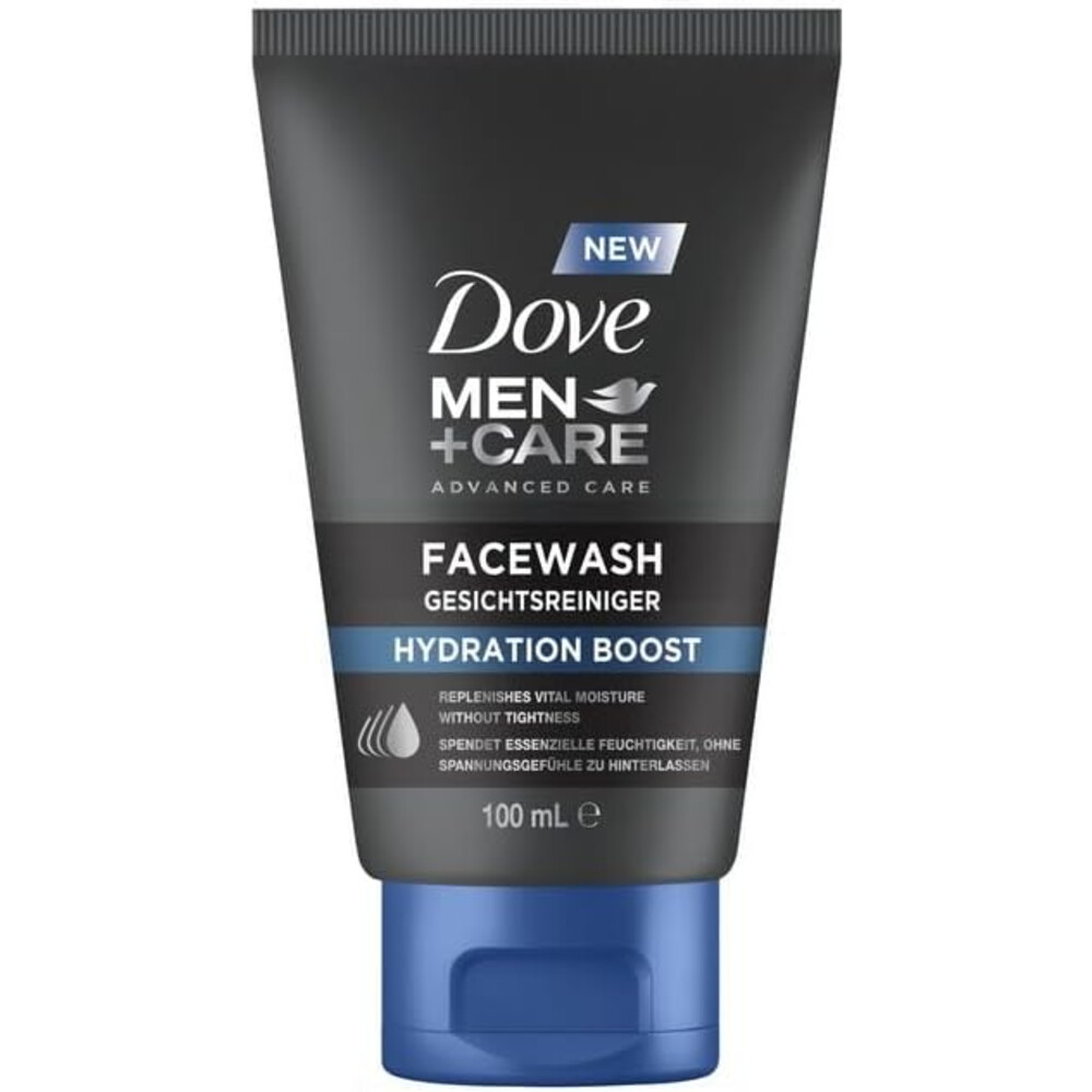 2+2 gratis: Dove Men+ Care Advanced Face Wash Hydration Boost 100 ml