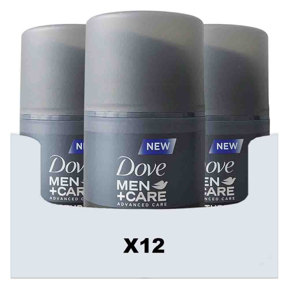 12x Dove Men+ Care Advanced Day Cream Moisturiser Hydration Boost 50 ml