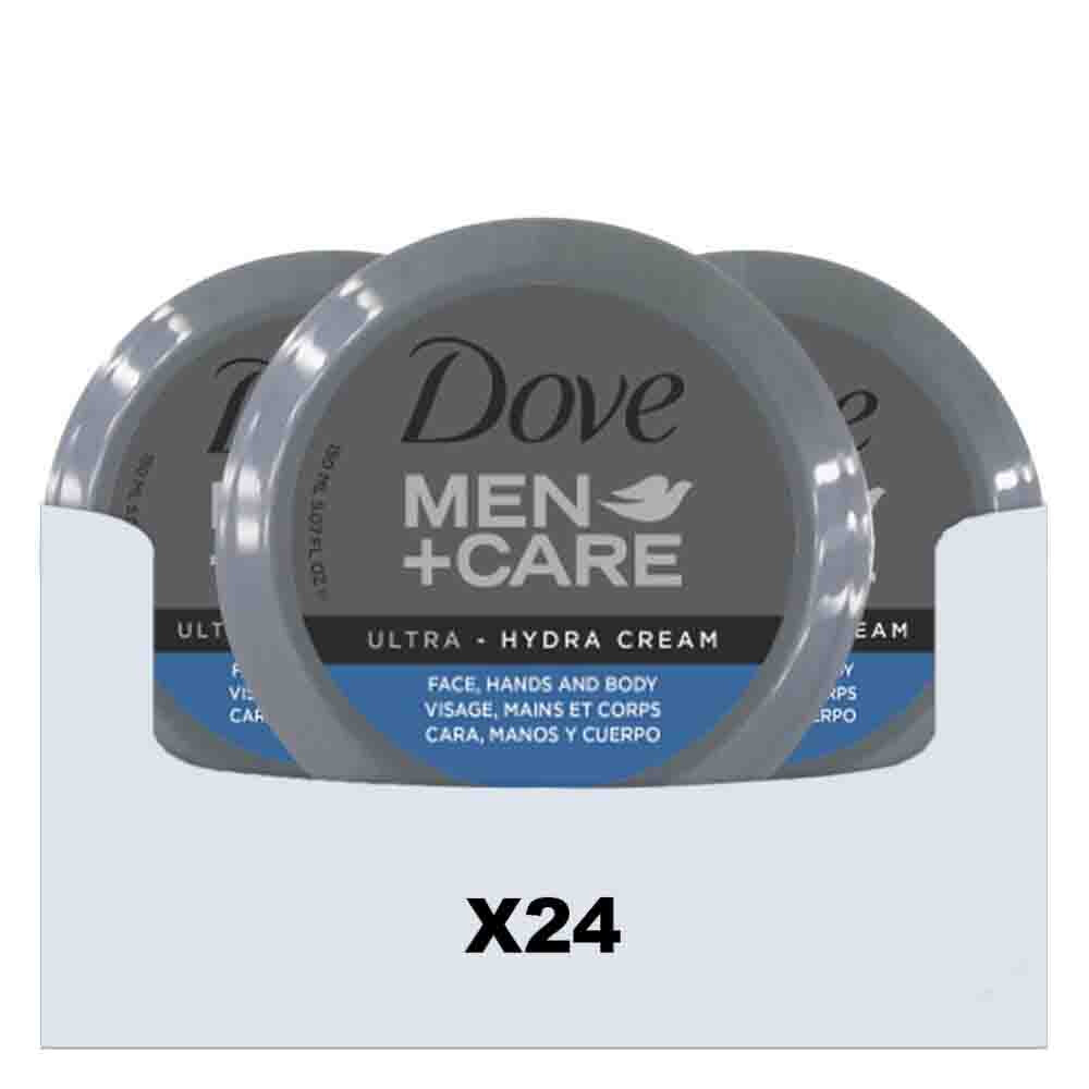 24x Dove Men+ Care Body Cream 3in1 Ultra Hydra 150 ml