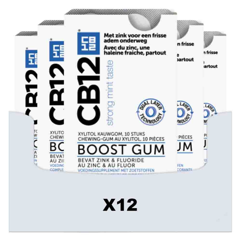 12x CB12 Boost Kauwgom 1x10 stuks