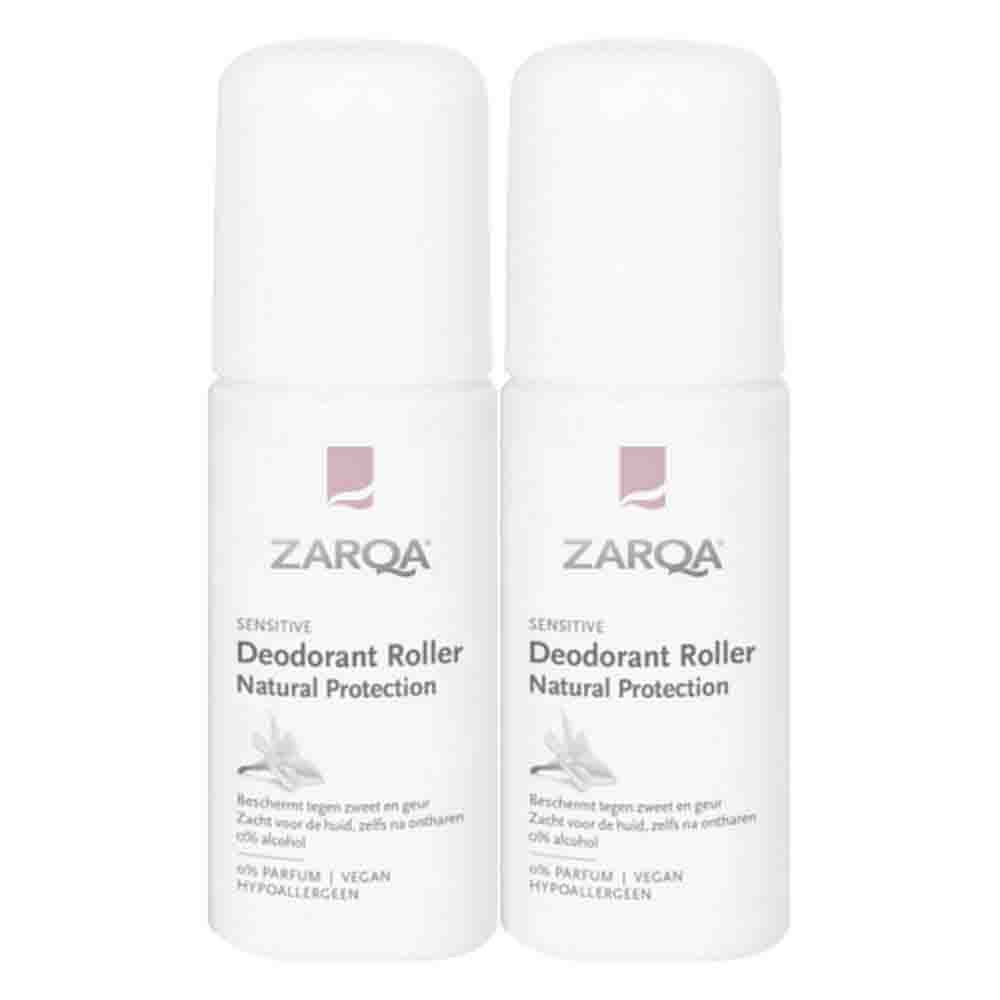2x Zarqa Sensitive Deodorant Roller 50 ml
