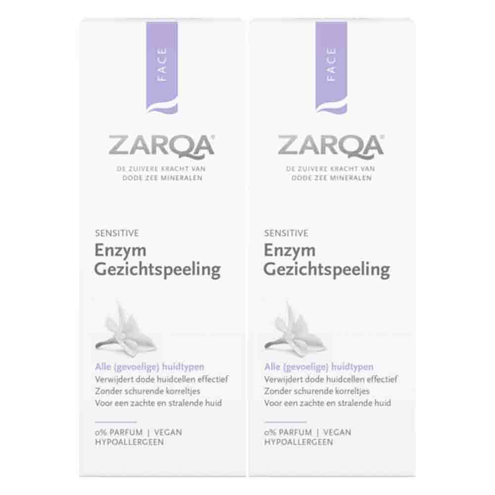 2x Zarqa Sensitive Gezichtspeeling 50 ml