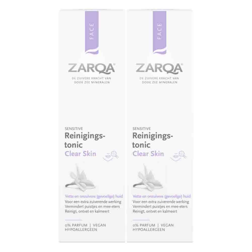 2x Zarqa Clear Skin Reinigingstonic 200 ml