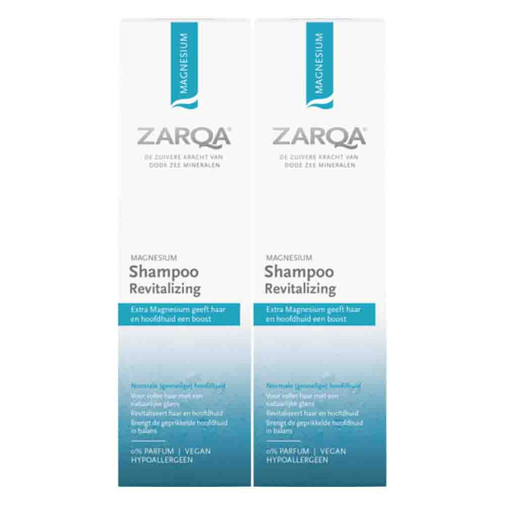 2x Zarqa Magnesium Revitalizing Shampoo 200 ml
