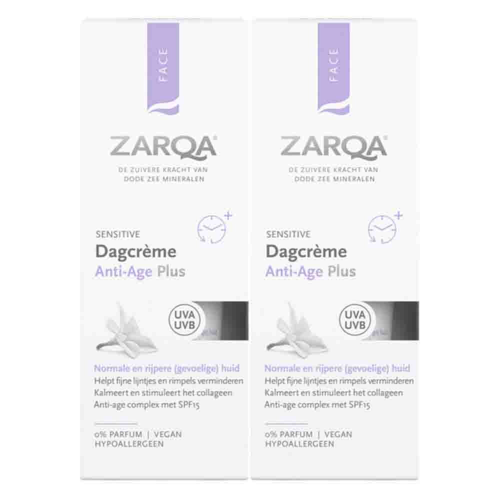 2x Zarqa Anti-Age Dagcrème Plus 50 ml