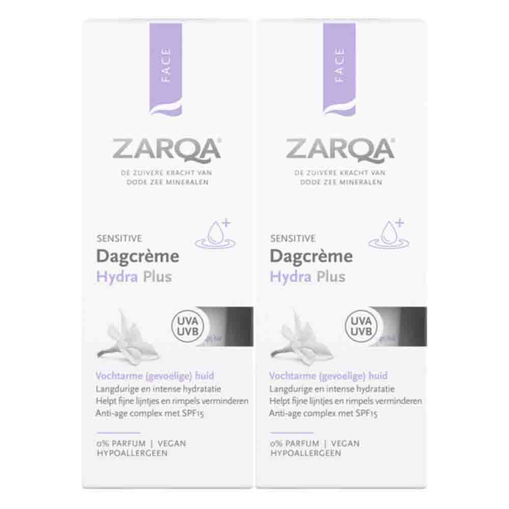 2x Zarqa Hydra Dagcrème Plus 50 ml