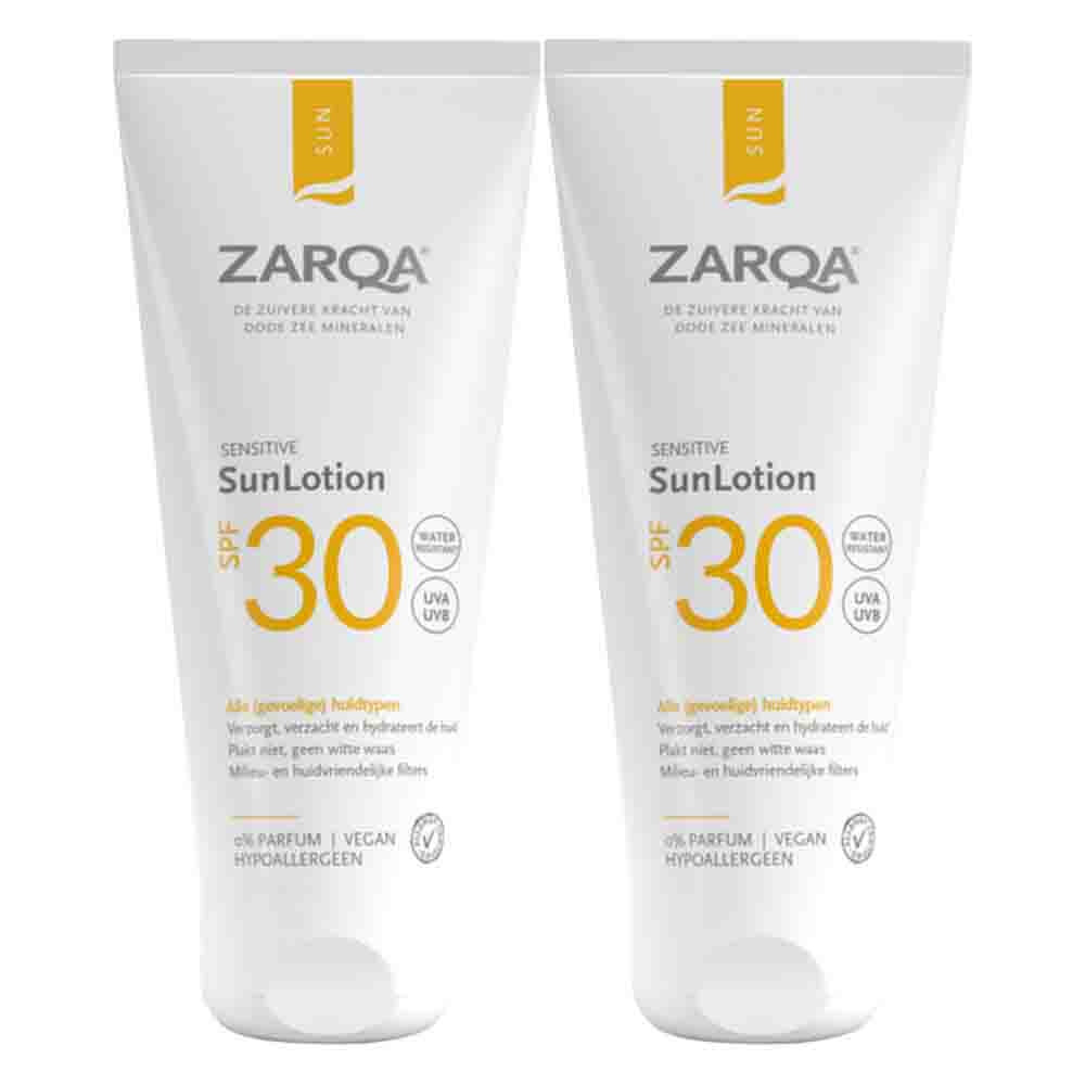 2x Zarqa Sun SunLotion SPF 30 200 ml