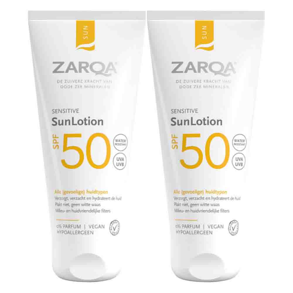 2x Zarqa Sun SunLotion SPF 50 100 ml