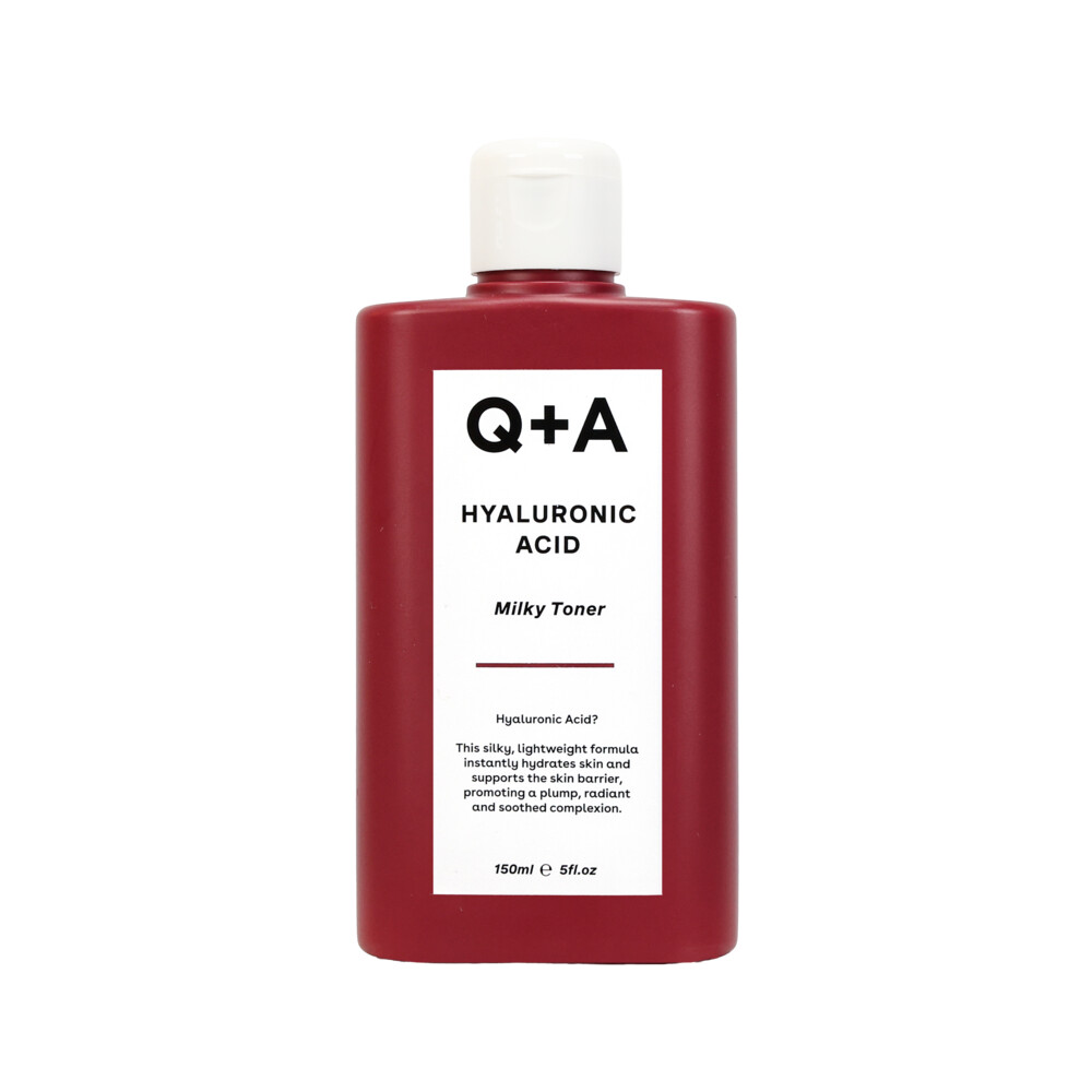 2e halve prijs: Q+A Milky Toner Hyaluronic Acid 150 ml
