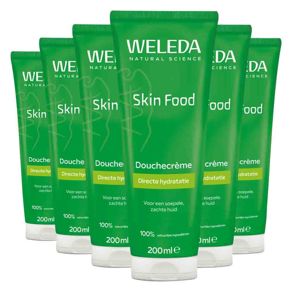 6x WELEDA Skin Food Douchecrème 200 ml