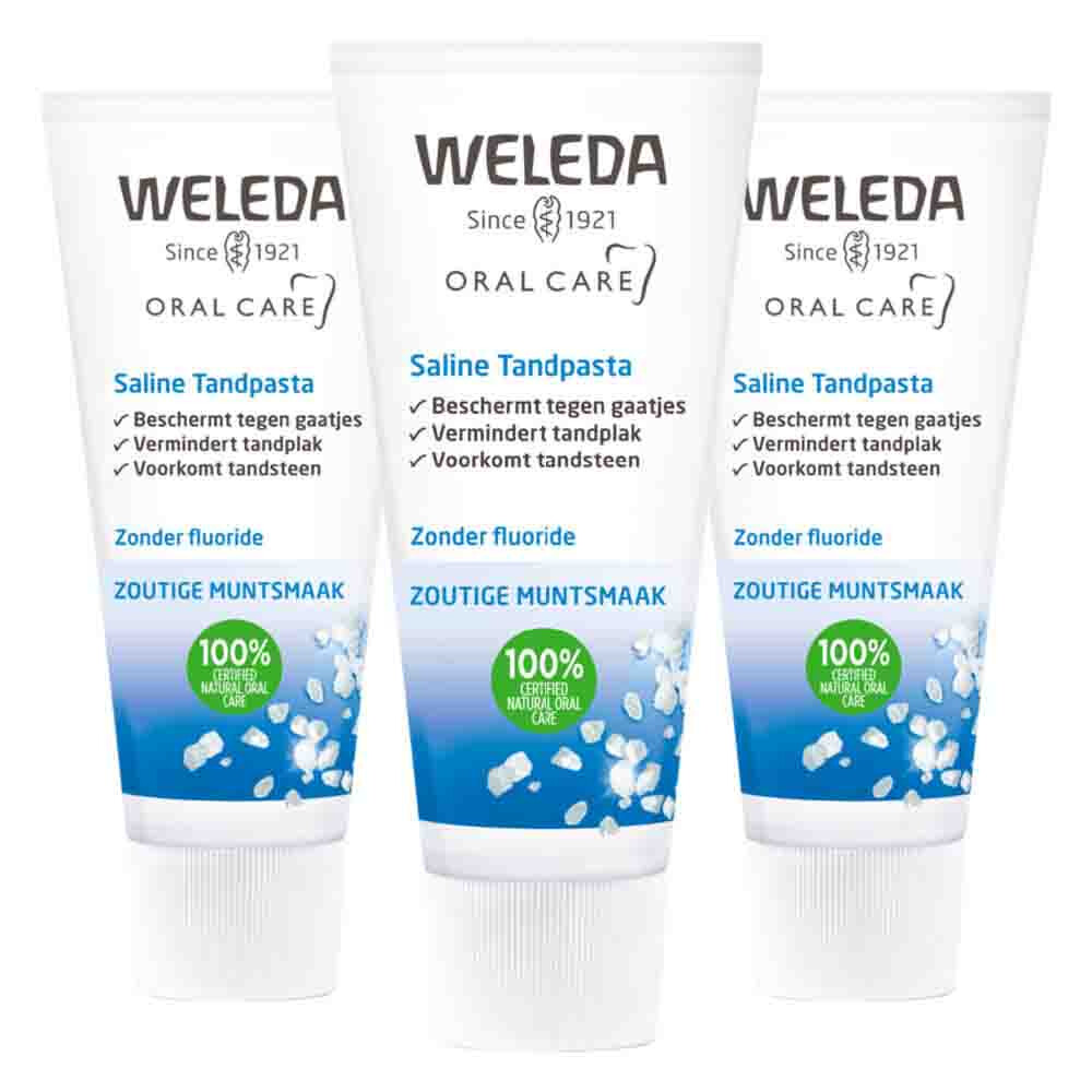 3x WELEDA Tandpasta Saline 75 ml