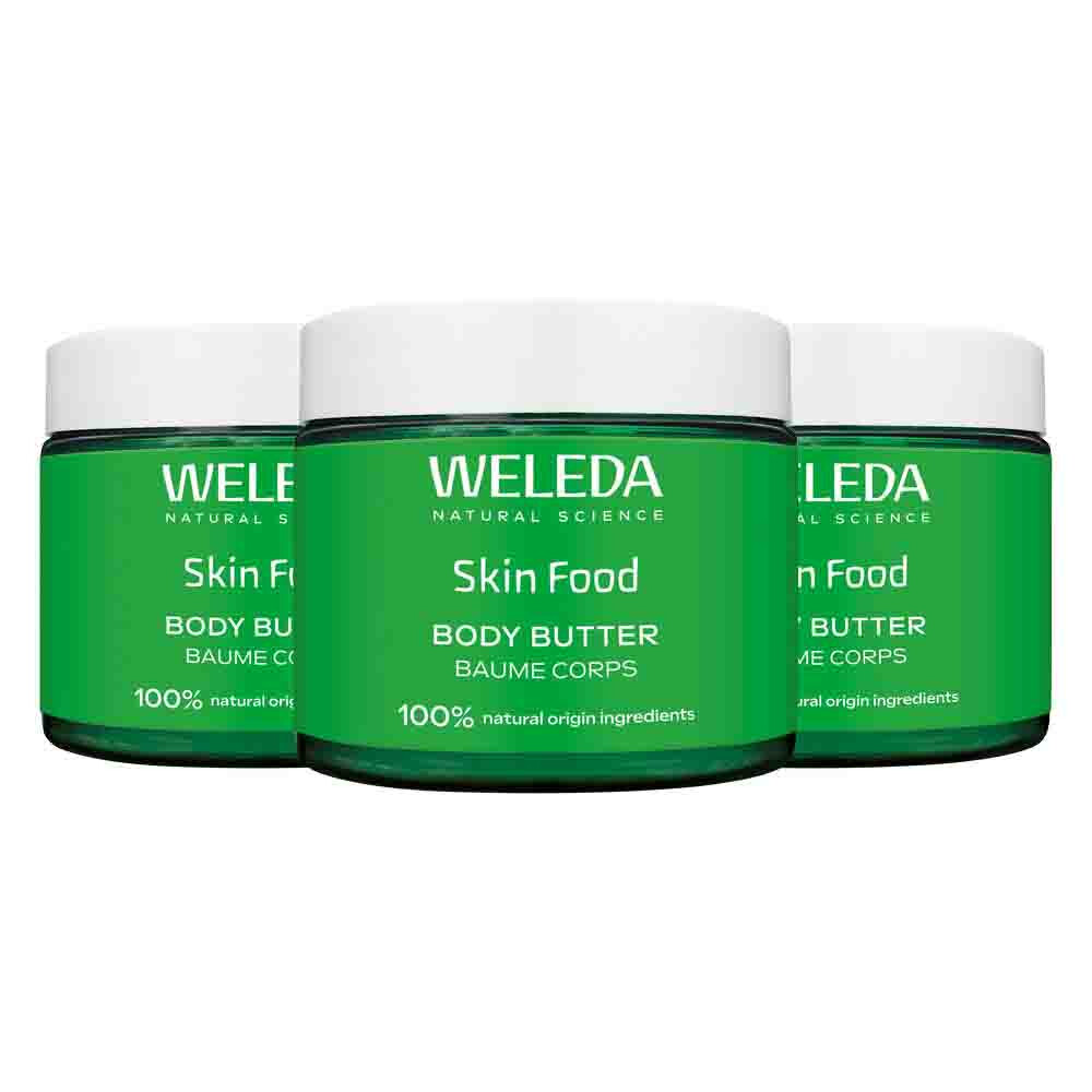 3x WELEDA Skin Food Body Butter 150 ml