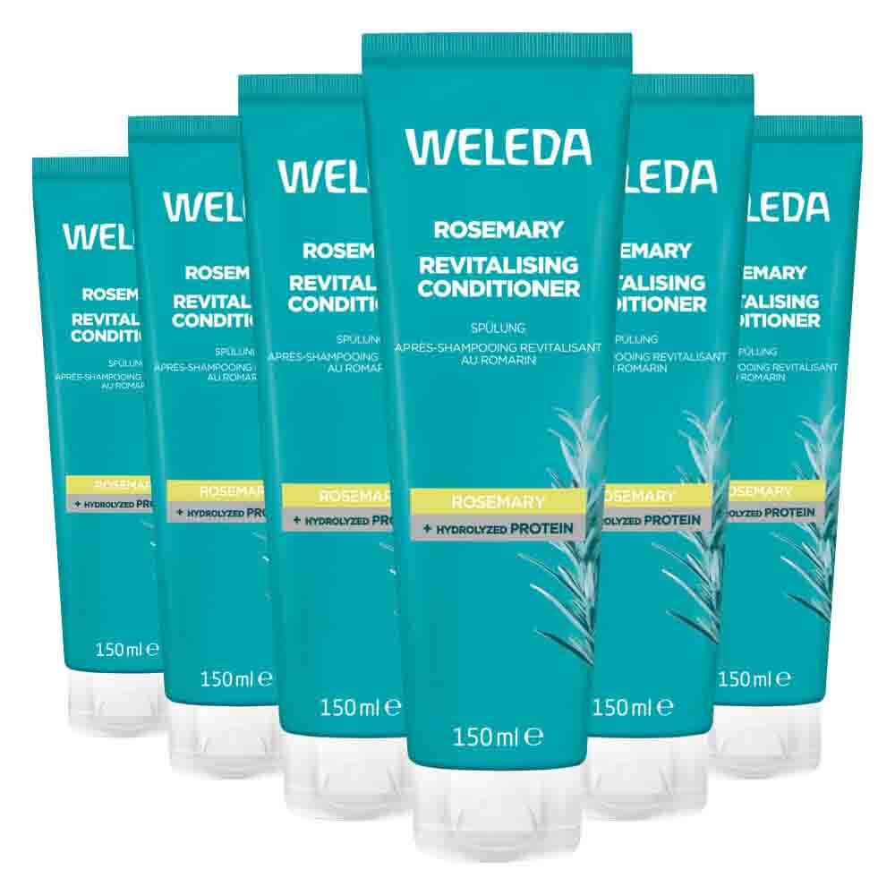 6x WELEDA Rozemarijn Revitaliserende Conditioner 150 ml