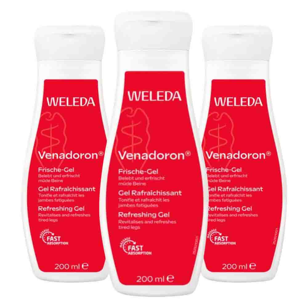 3x WELEDA Venadoron Vermoeide Benengel 200 ml