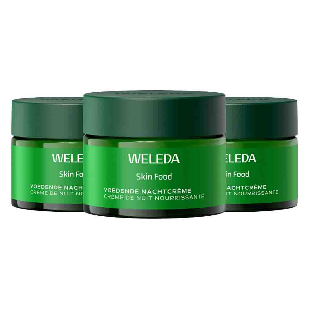 3x WELEDA Skin Food Voedende Nachtcrème 40 ml