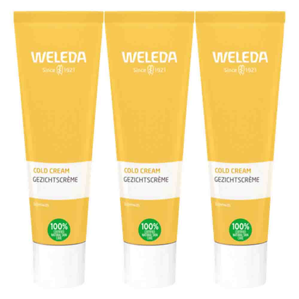 3x WELEDA Cold Cream Gezichtscrème 30 ml