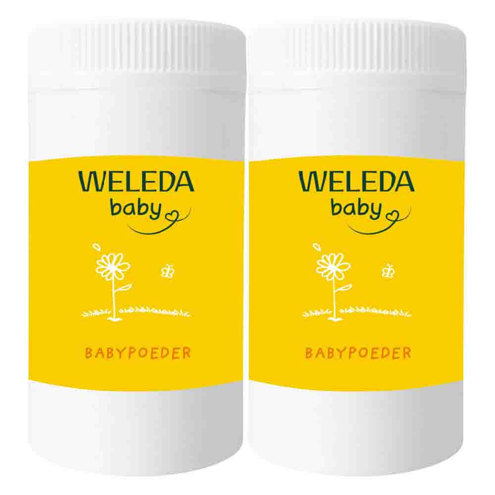 2x WELEDA Baby Calendula Babypoeder 20 gr