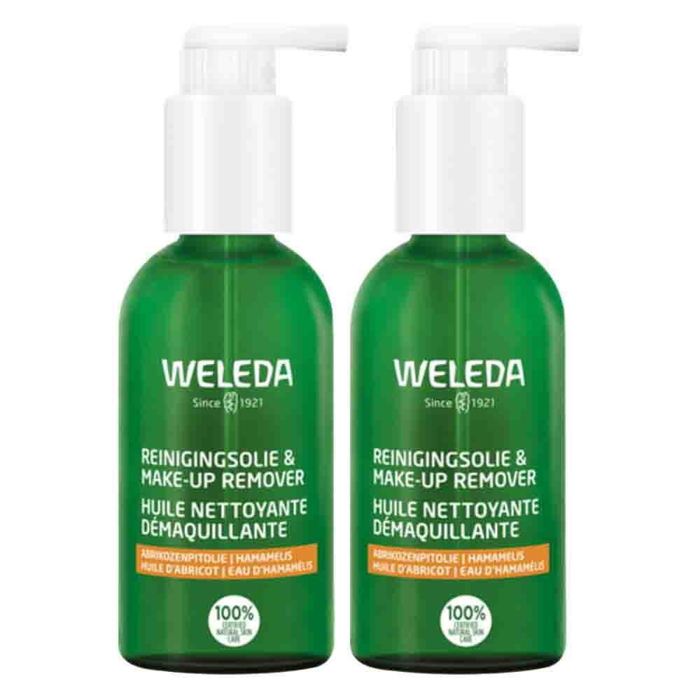 2x WELEDA Hamamelis Reinigingsolie & Make-up Remover 150 ml