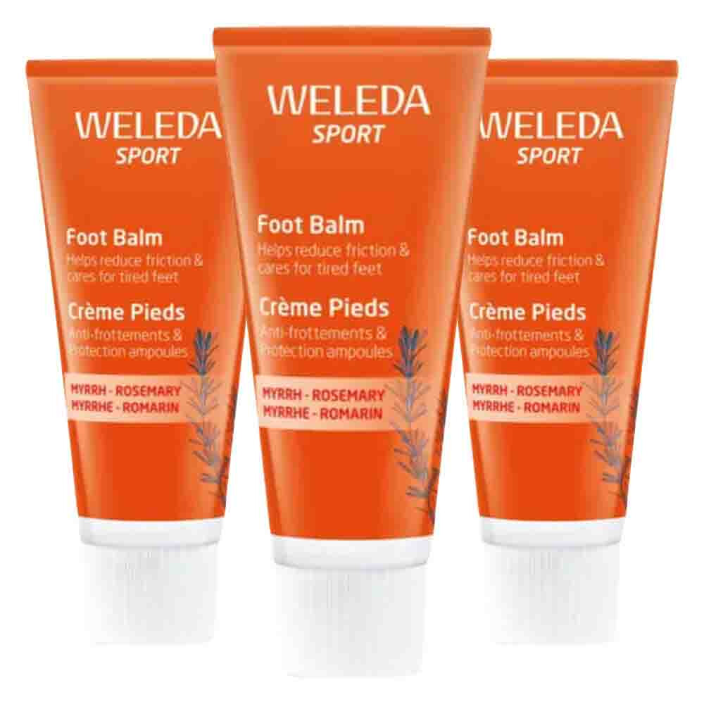 3x WELEDA Sport Voetbalsem 75 ml