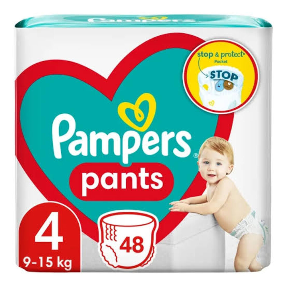 3x Pampers Active Baby Luierbroekjes Maat 4 (9-15kg) 48 stuks