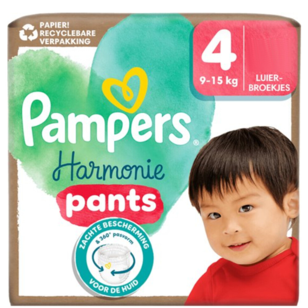 2x Pampers Harmonie Luierbroekjes Maat 4 (9-15kg) 40 stuks