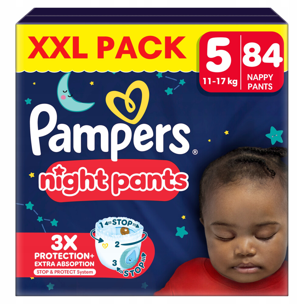 Pampers - Baby Dry Night Pants - Maat 5 - Megapack - 84 stuks - 12/17KG