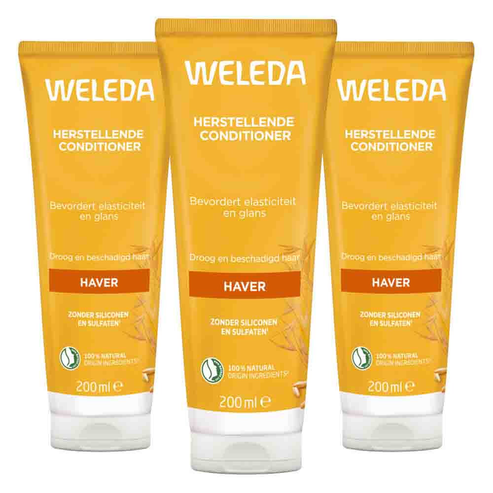 3x WELEDA Haver Herstellende Conditioner 200 ml