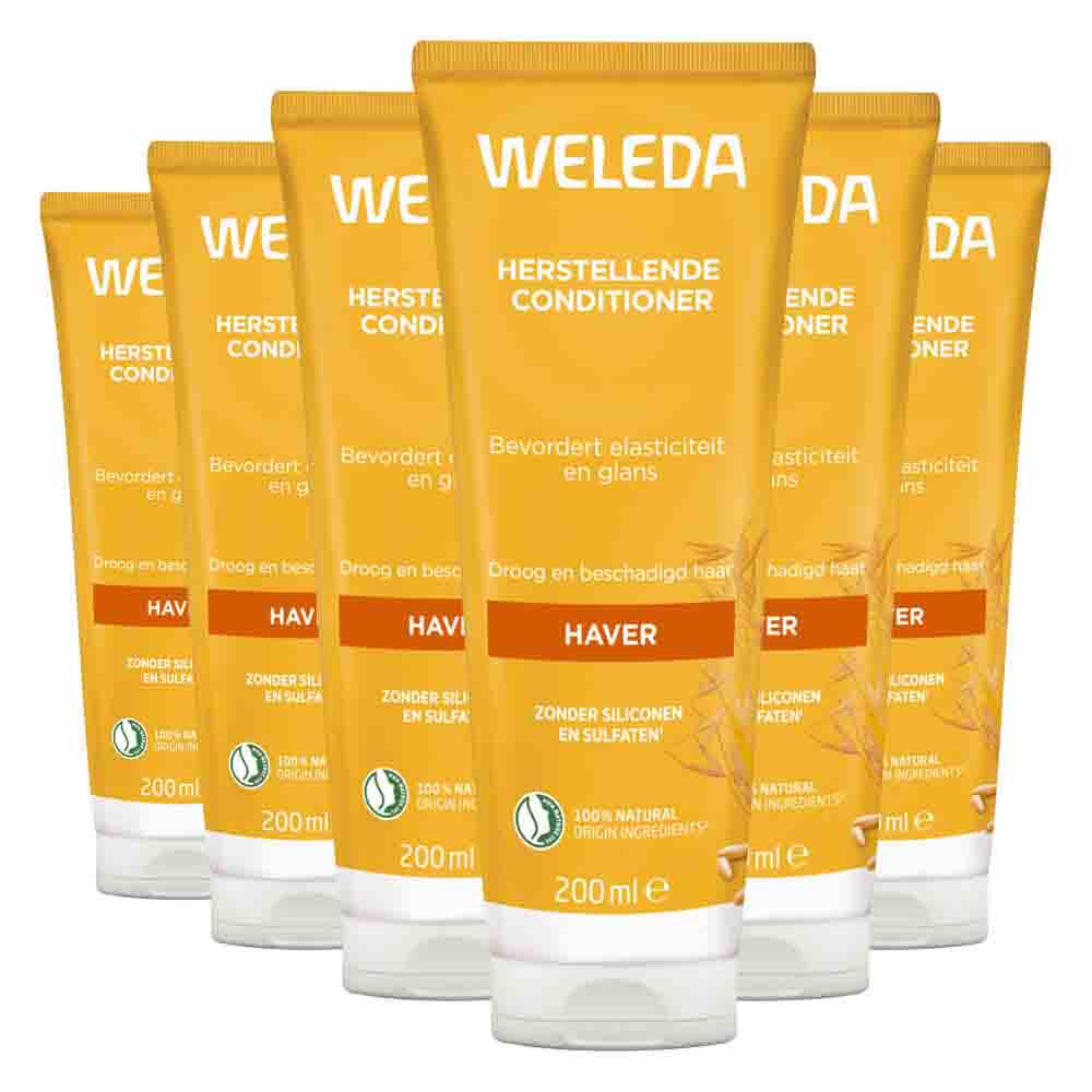 6x WELEDA Haver Herstellende Conditioner 200 ml
