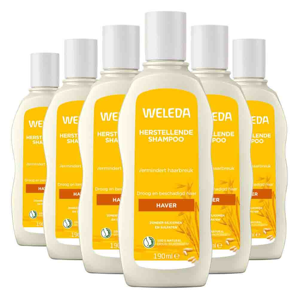 6x WELEDA Haver Herstellende Shampoo 190 ml