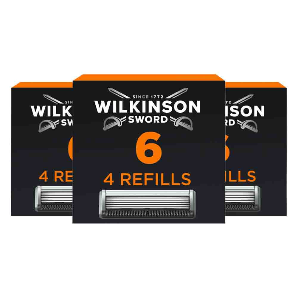 3x Wilkinson Navulmesjes 4 stuks