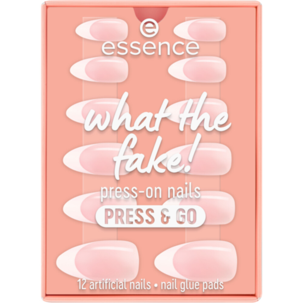 Sence essence What the Fake! Press-on Nails 01 French Nails 12 - 12 stuks