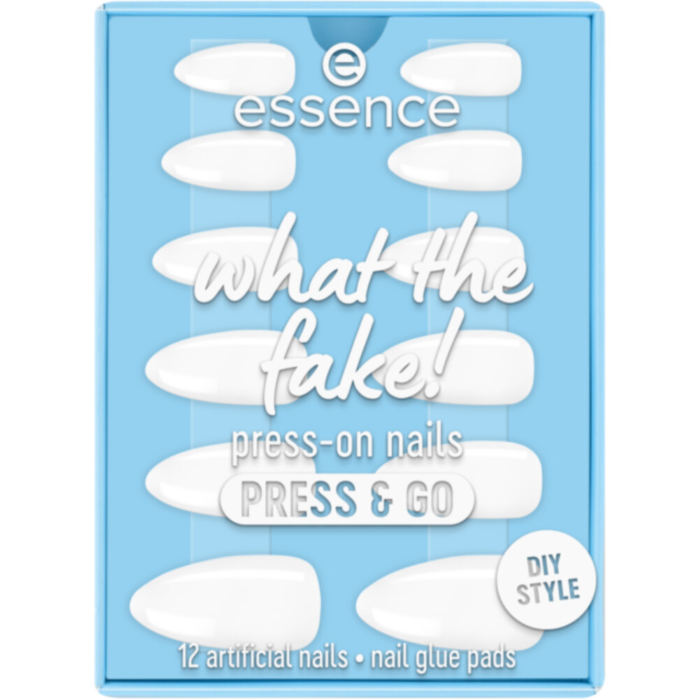 Sence essence What the Fake! Press-on Nails 02 Bare White 12 - 12 stuks