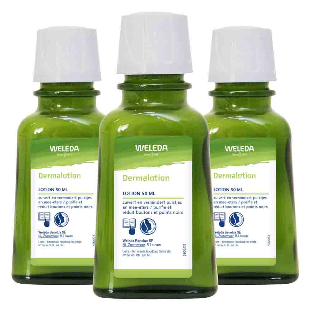 3x WELEDA Dermalotion 50 ml