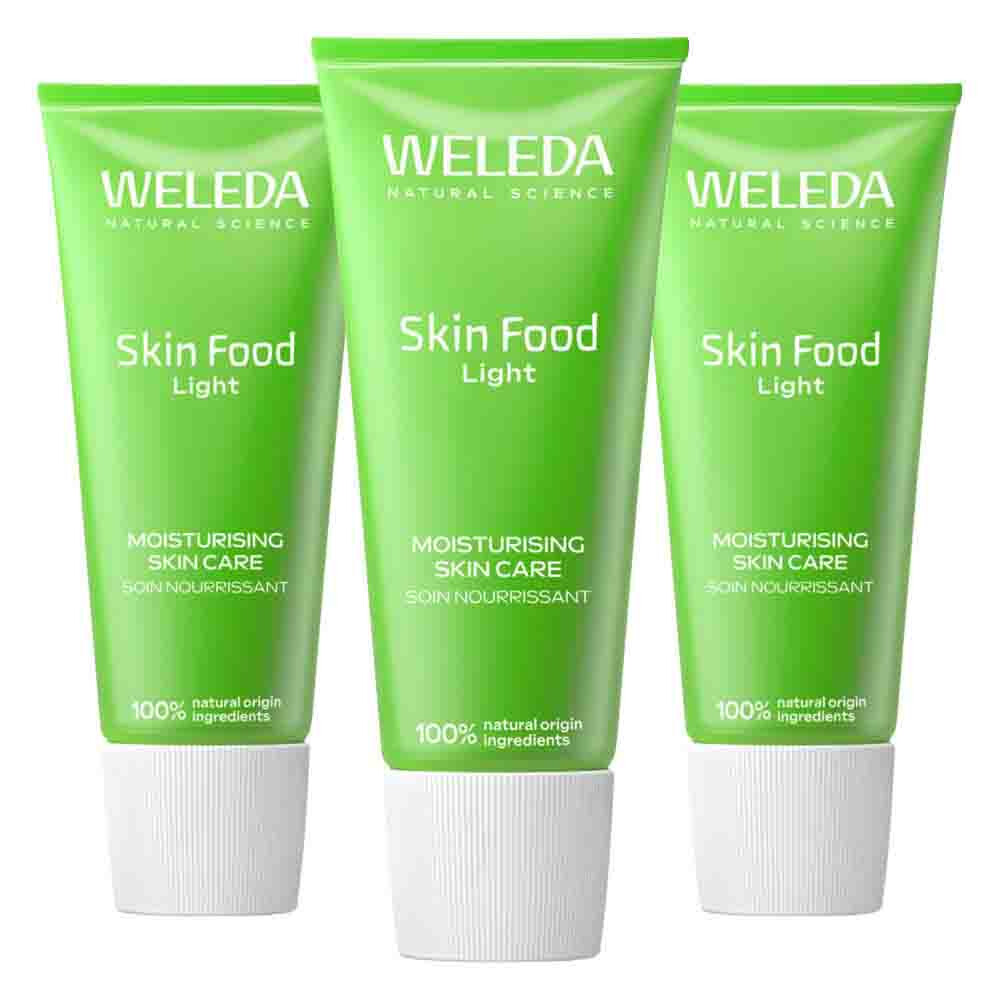 3x WELEDA Skin Food Light 75 ml