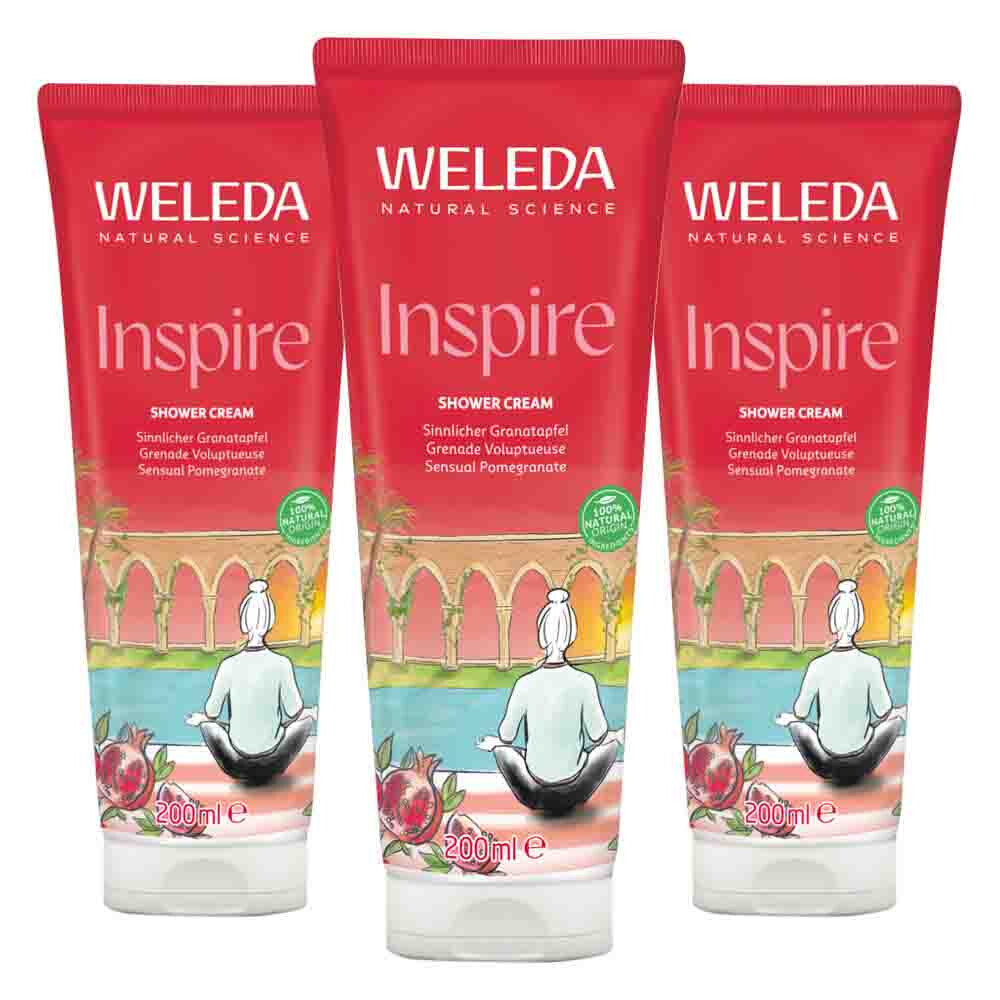 3x WELEDA Granaatappel Douchecrème 200 ml