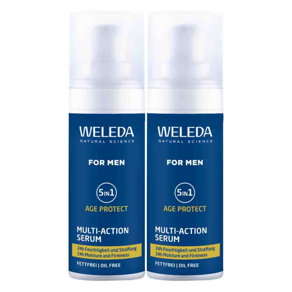 2x WELEDA Men 5-in-1 Multi-Action Serum 30 ml
