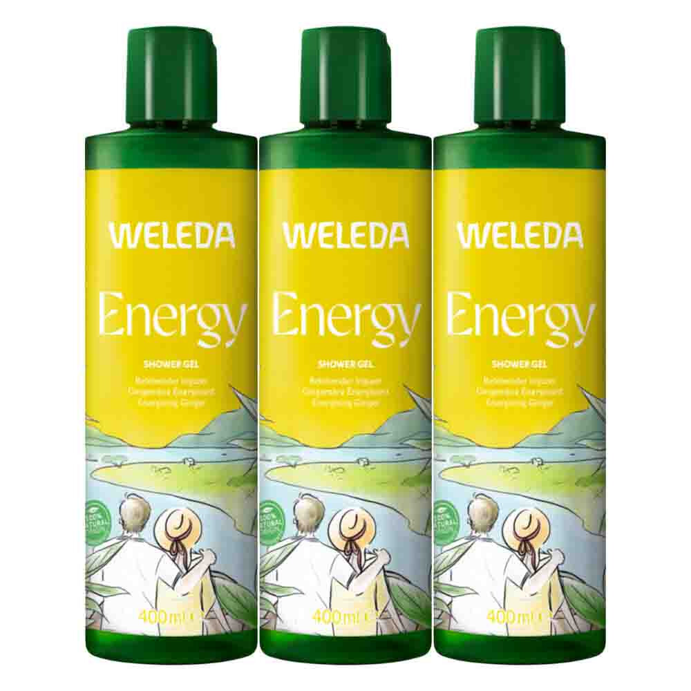3x WELEDA Gember Douchegel 400 ml
