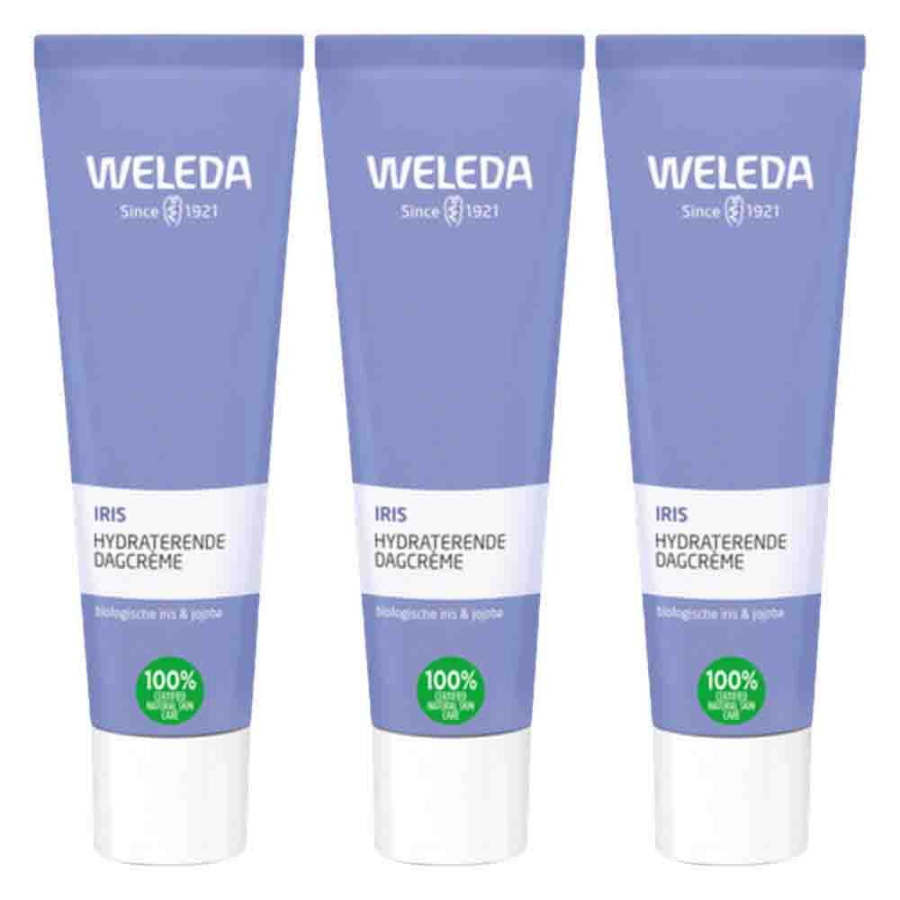 3x WELEDA Iris Hydraterende Dagcrème 30 ml
