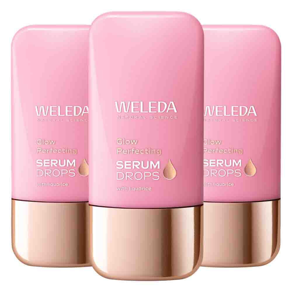 3x WELEDA Serum Drops Glow Boost 30 ml