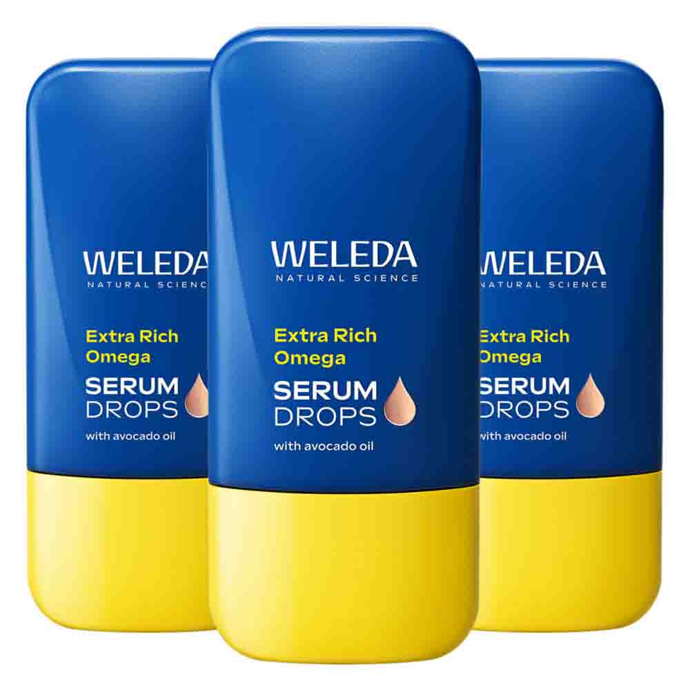 3x WELEDA Serum Drops Omega Boost 30 ml