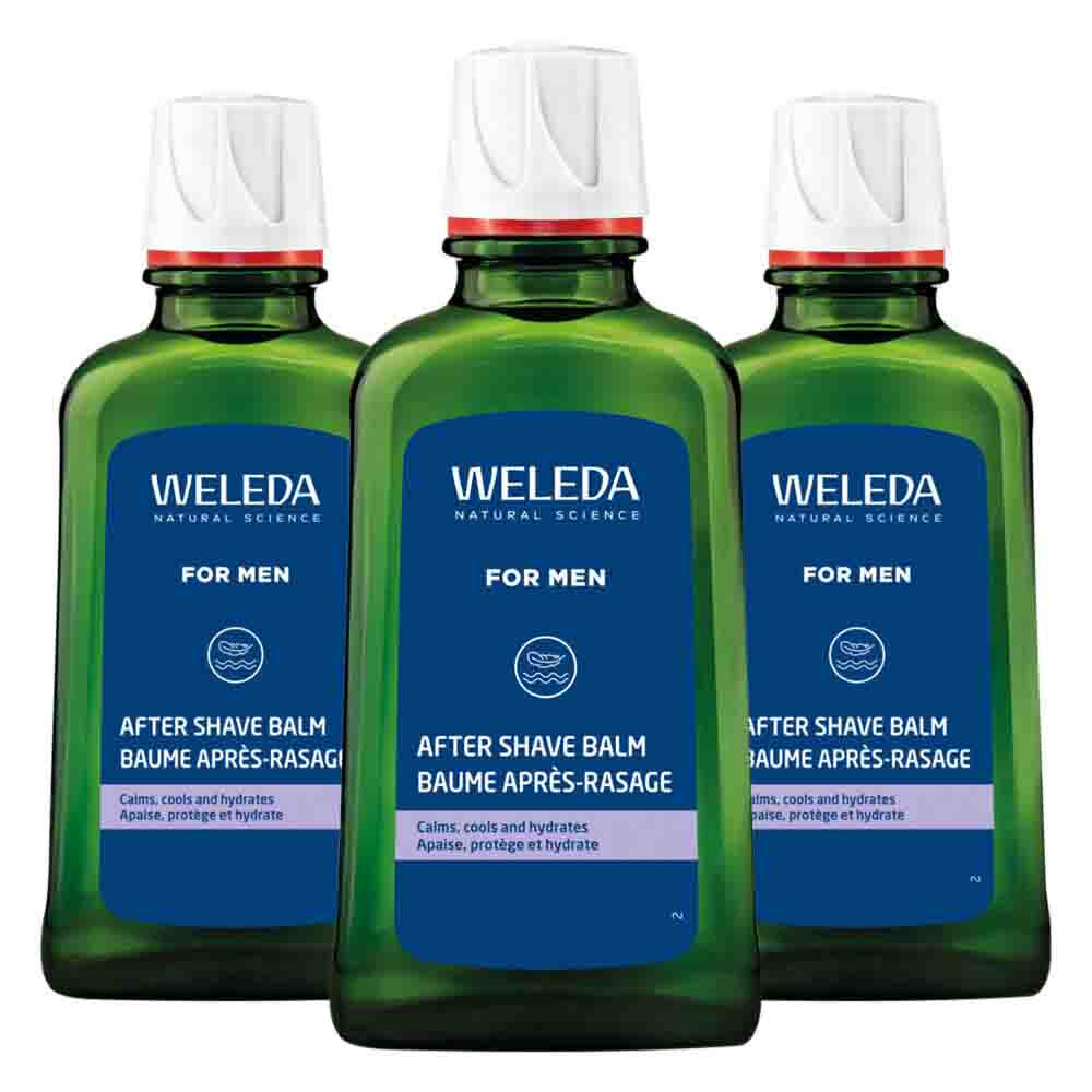 3x WELEDA Men Aftershave Balsem 100 ml