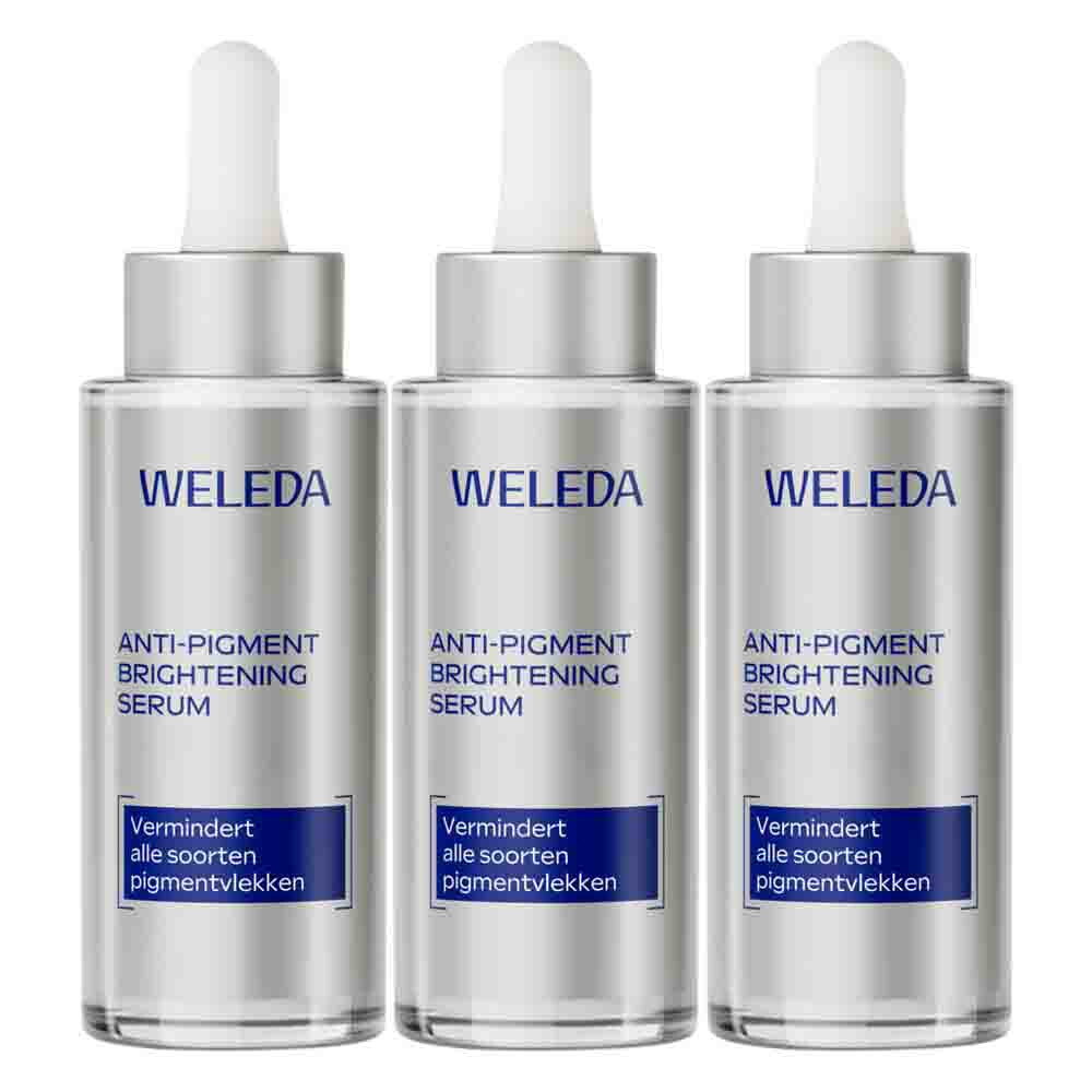 3x WELEDA Blauwe Gentiaan & Edelweiss Anti-Pigment Brightening Serum 30 ml