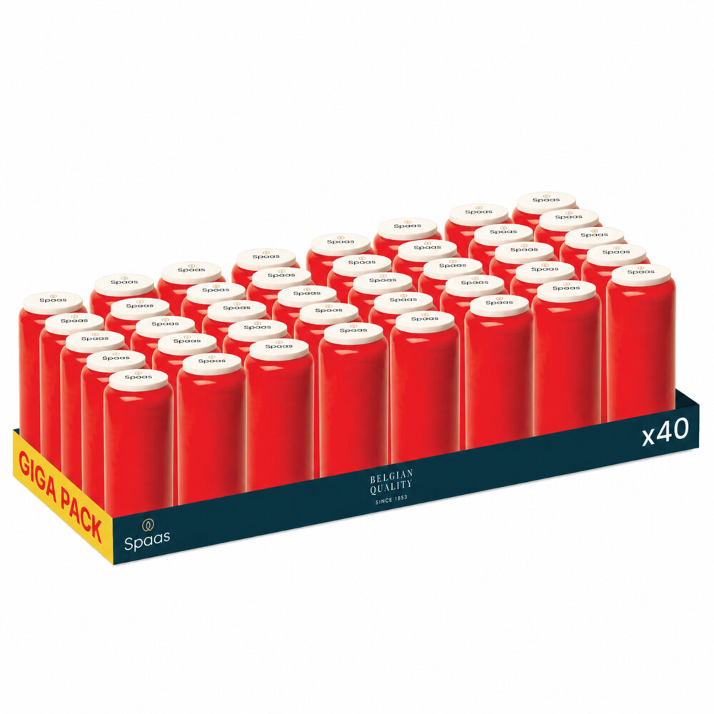 40x SPAAS Noveenkaars 9 Dagen Rood