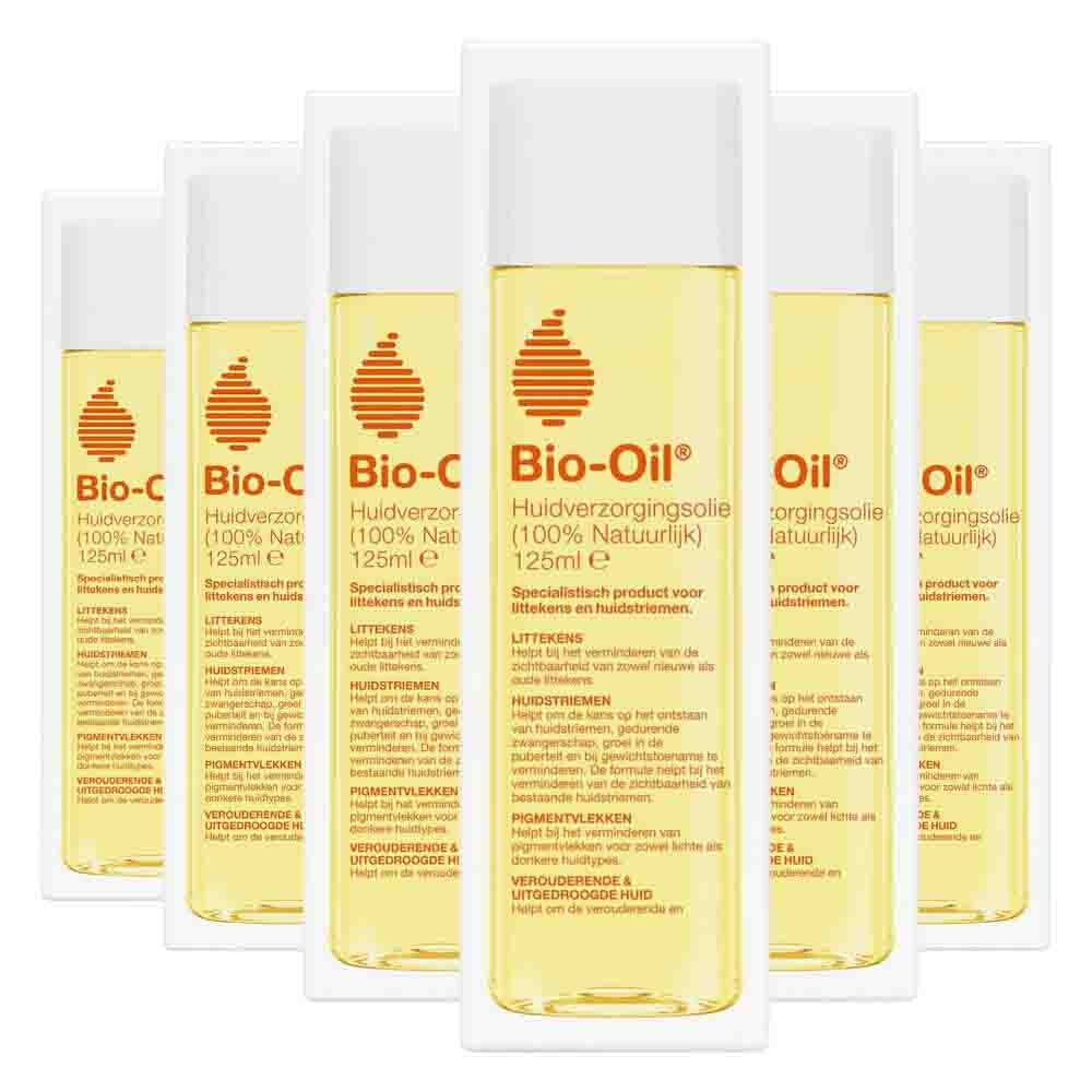 6x Bio-Oil Huidverzorgingsolie 100% natuurlijk 125 ml