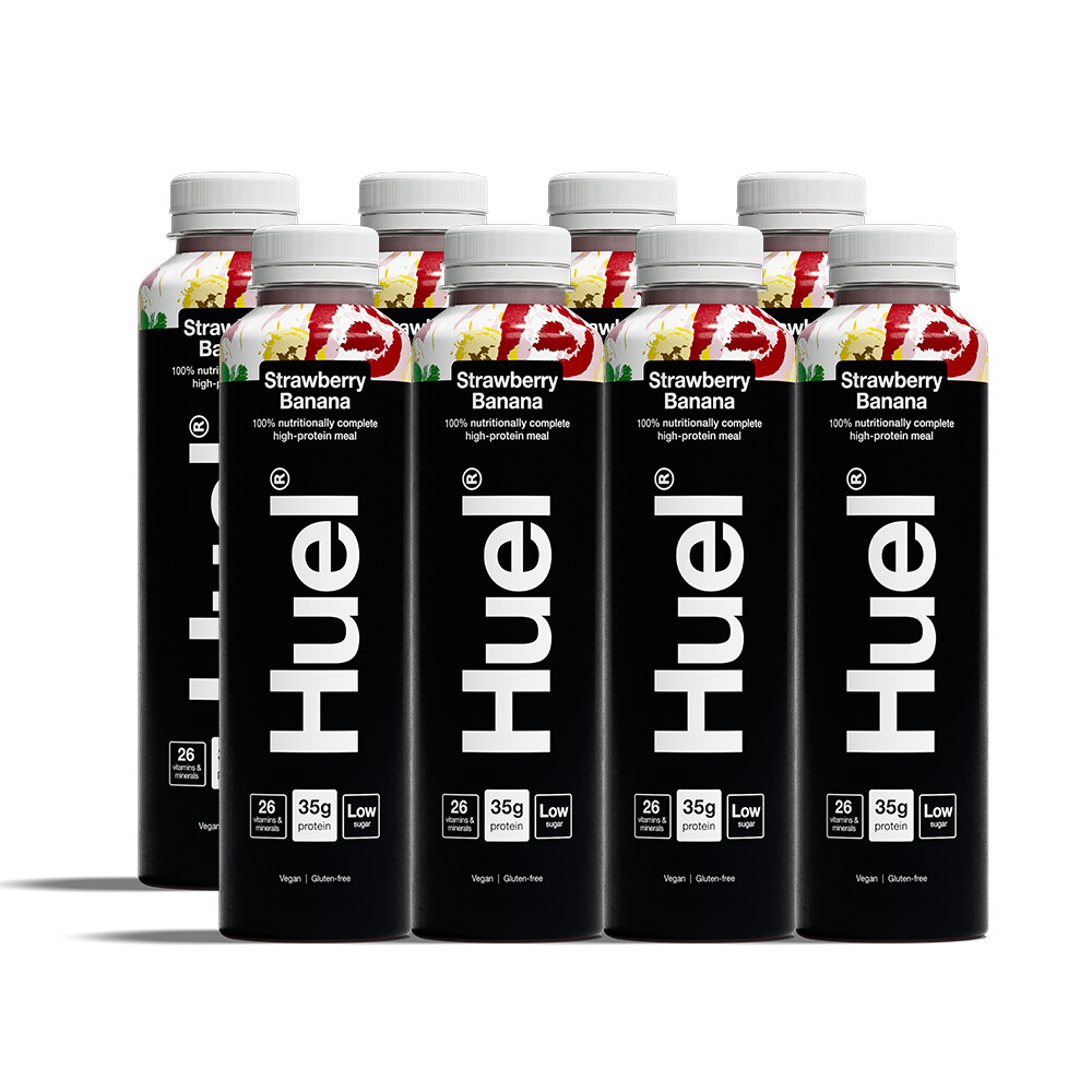 huel Black Edition Strawberry & Banana 8 x 500ml